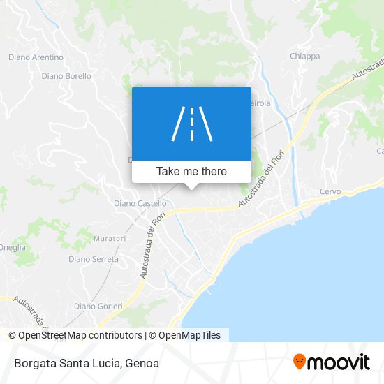 Borgata Santa Lucia map