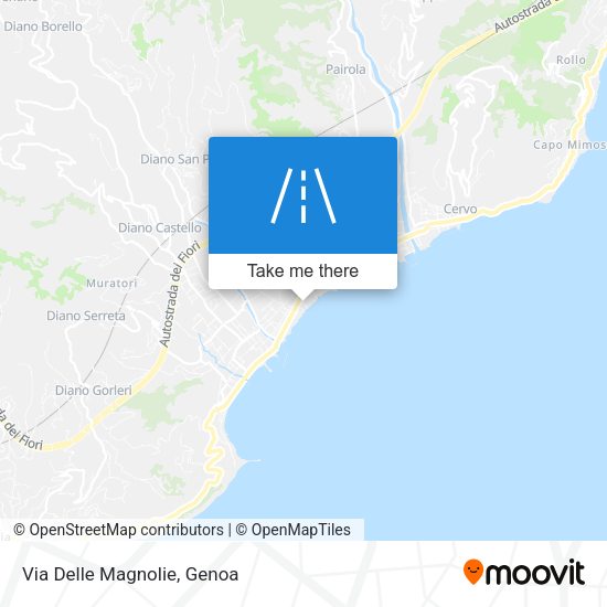 Via Delle Magnolie map