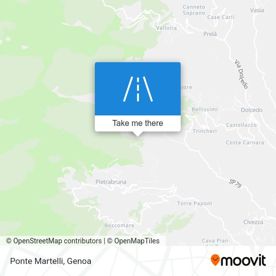 Ponte Martelli map