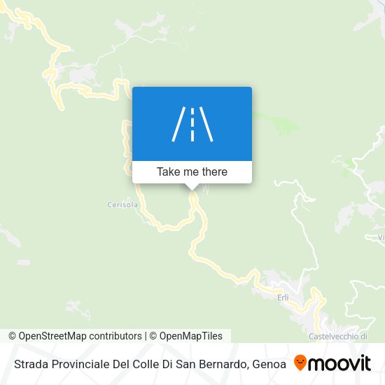 Strada Provinciale Del Colle Di San Bernardo map