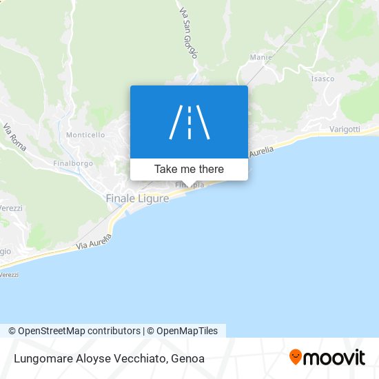 Lungomare Aloyse Vecchiato map