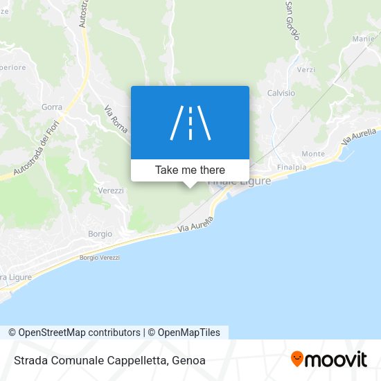 Strada Comunale Cappelletta map