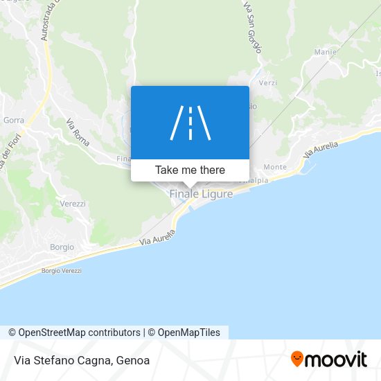 Via Stefano Cagna map