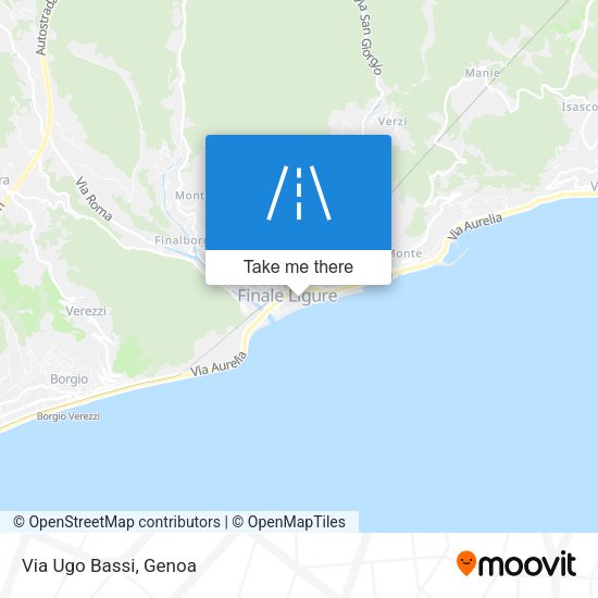 Via Ugo Bassi map