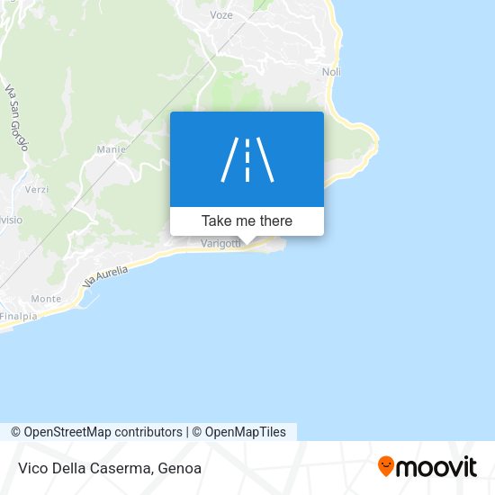 Vico Della Caserma map