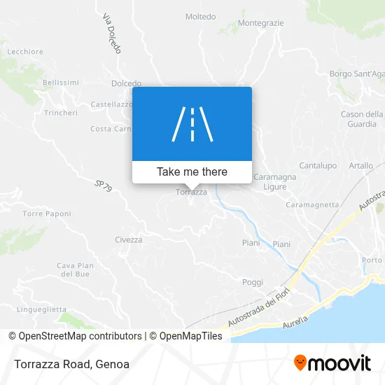 Torrazza Road map