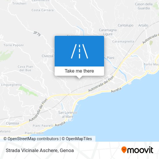 Strada Vicinale Aschere map
