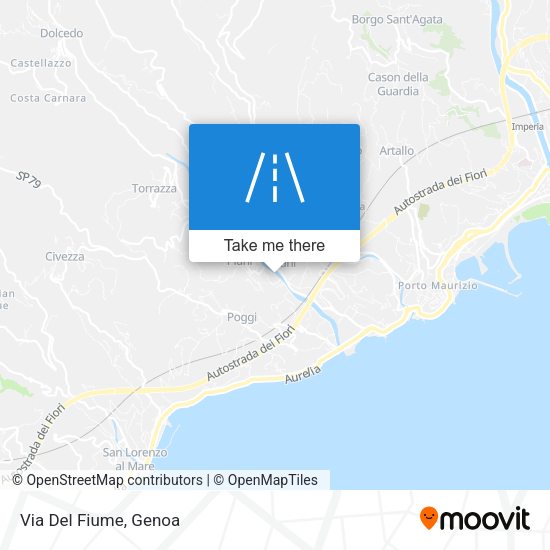 Via Del Fiume map