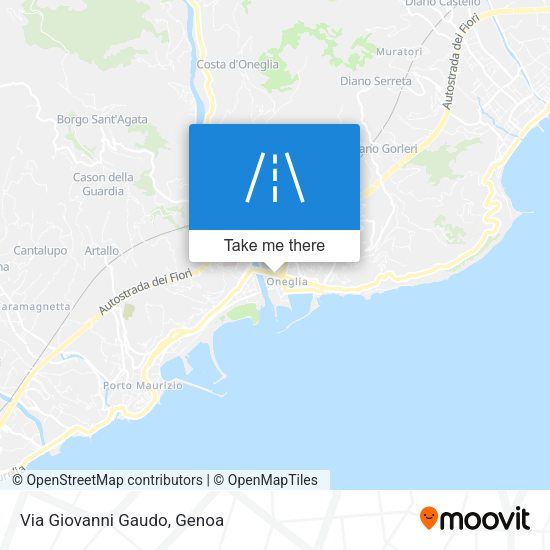 Via Giovanni Gaudo map
