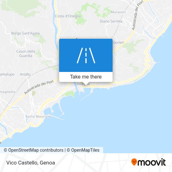 Vico Castello map