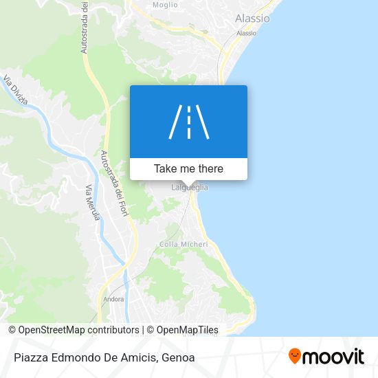 Piazza Edmondo De Amicis map
