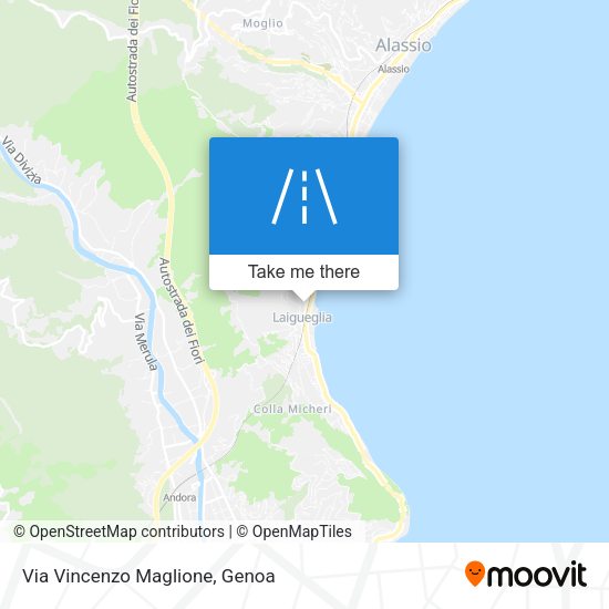 Via Vincenzo Maglione map