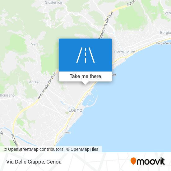 Via Delle Ciappe map