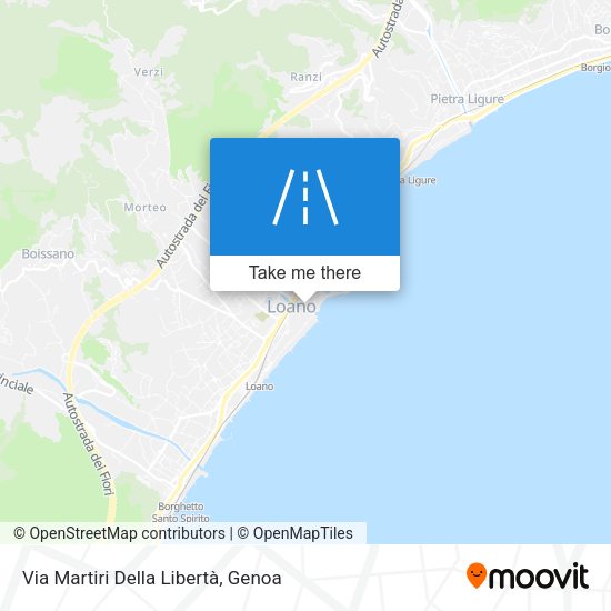 Via Martiri Della Libertà map