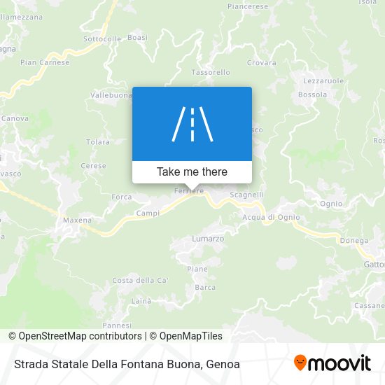 Strada Statale Della Fontana Buona map