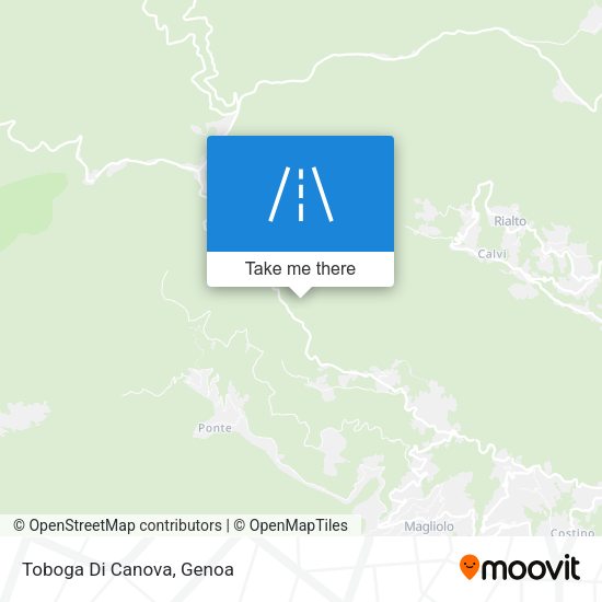 Toboga Di Canova map