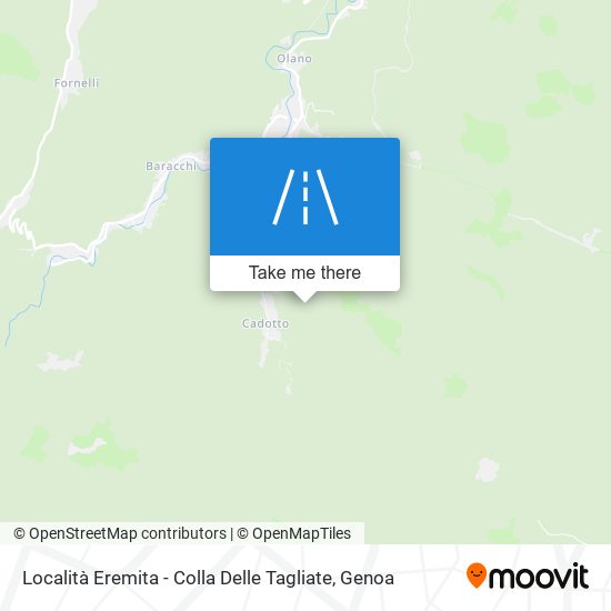 Località Eremita - Colla Delle Tagliate map