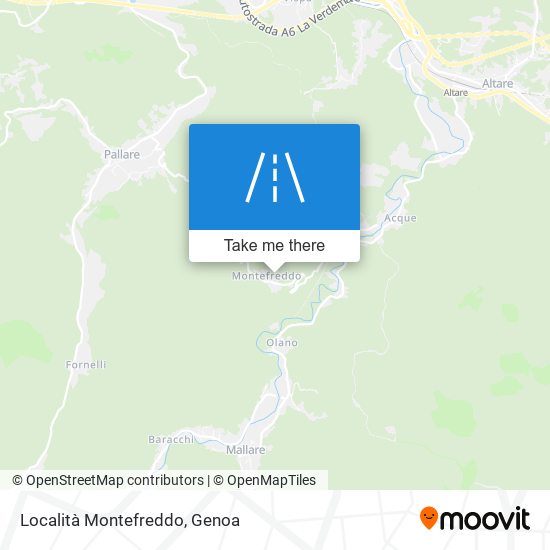 Località Montefreddo map