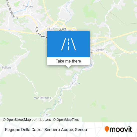 Regione Della Capra, Sentiero Acque map