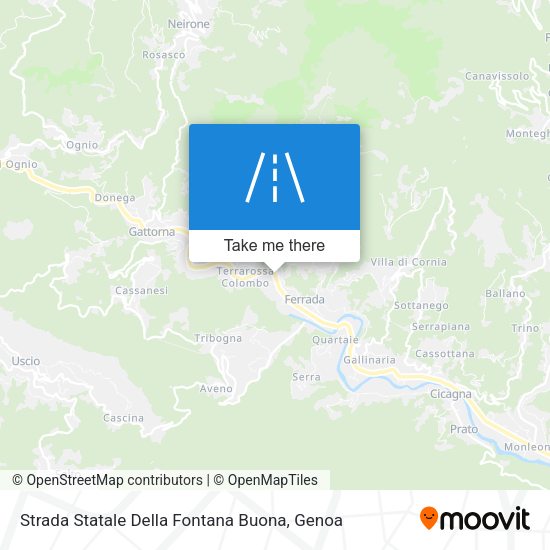 Strada Statale Della Fontana Buona map