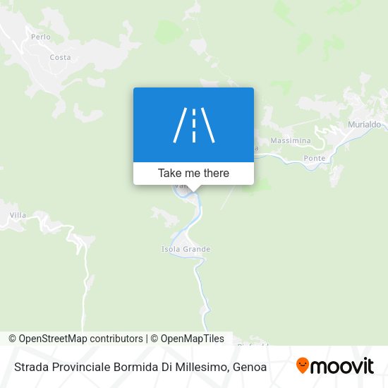 Strada Provinciale Bormida Di Millesimo map