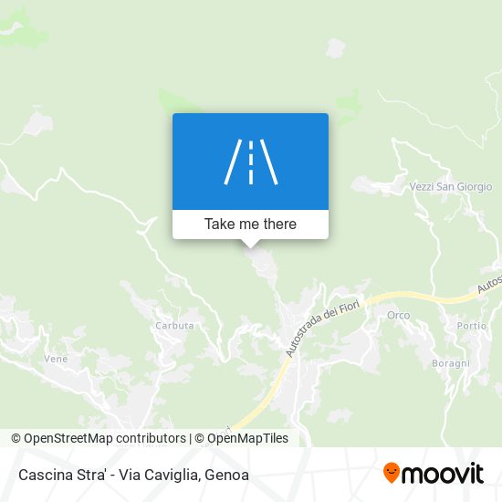 Cascina Stra' - Via Caviglia map