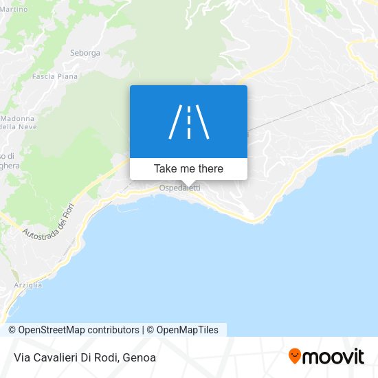 Via Cavalieri Di Rodi map
