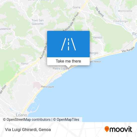 Via Luigi Ghirardi map