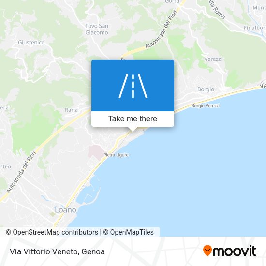Via Vittorio Veneto map