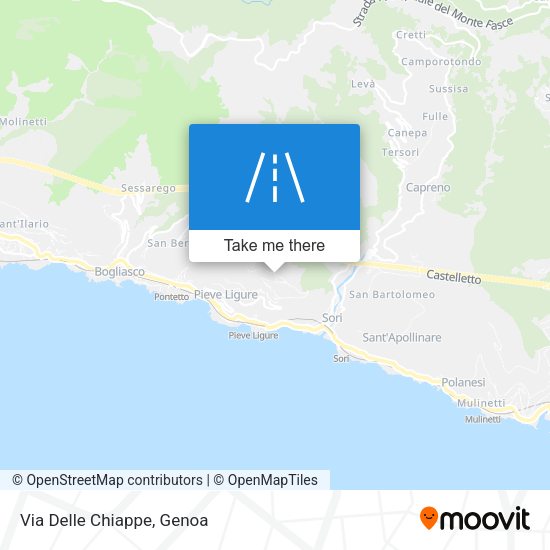 Via Delle Chiappe map