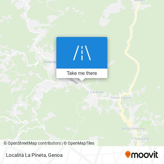 Località La Pineta map