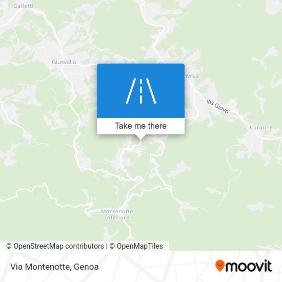 Via Montenotte map