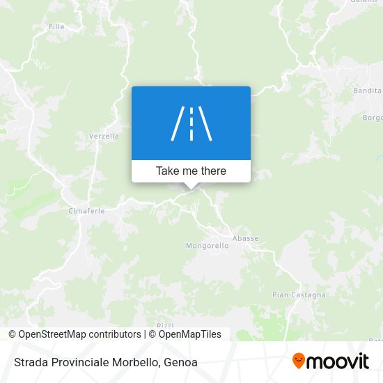 Strada Provinciale Morbello map