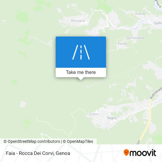 Faia - Rocca Dei Corvi map