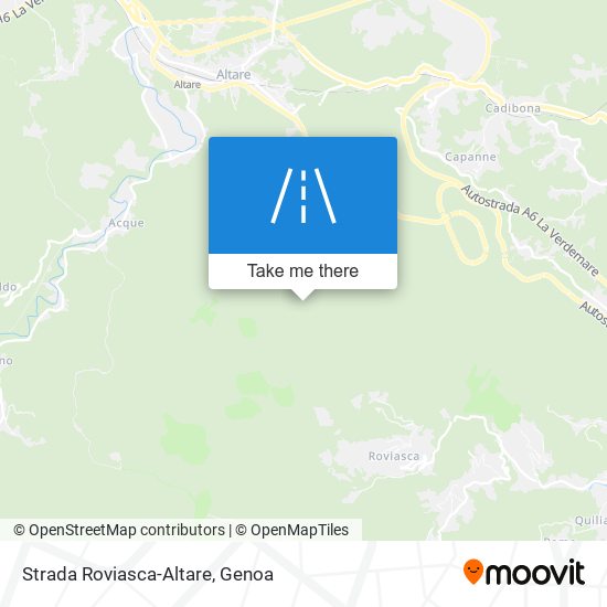 Strada Roviasca-Altare map