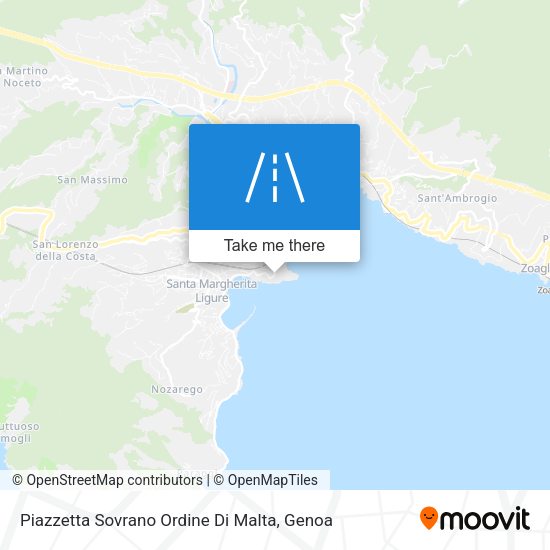 Piazzetta Sovrano Ordine Di Malta map