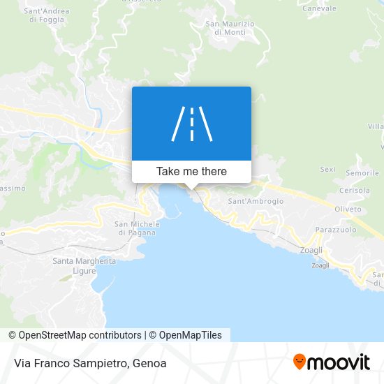 Via Franco Sampietro map