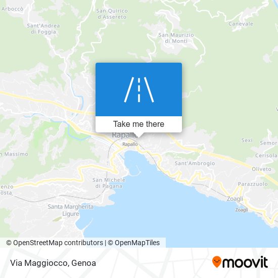 Via Maggiocco map