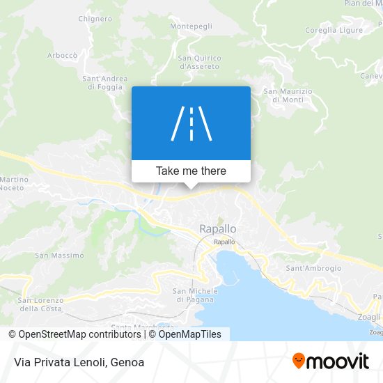 Via Privata Lenoli map