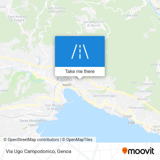 Via Ugo Campodonico map