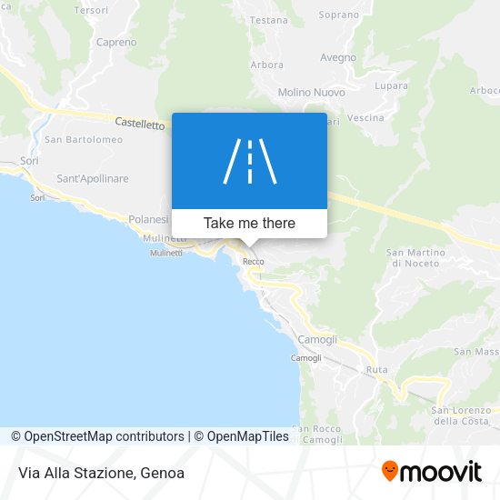 Via Alla Stazione map