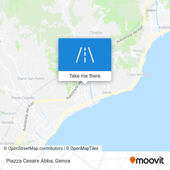 Piazza Cesare Abba map