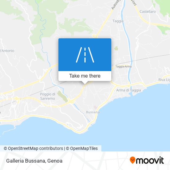 Galleria Bussana map