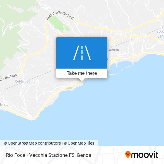 Rio Foce - Vecchia Stazione FS map