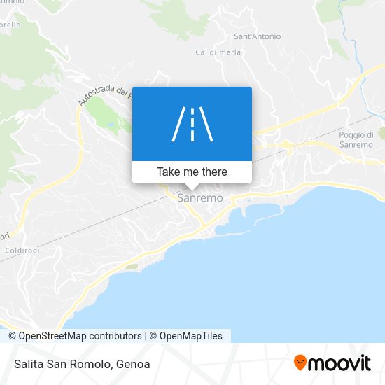 Salita San Romolo map