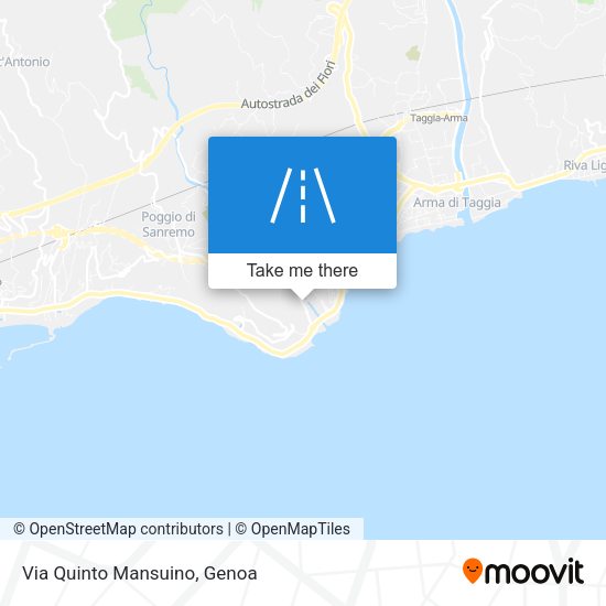 Via Quinto Mansuino map