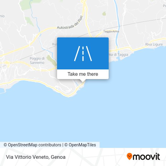 Via Vittorio Veneto map