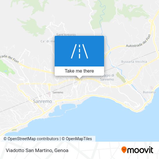 Viadotto San Martino map