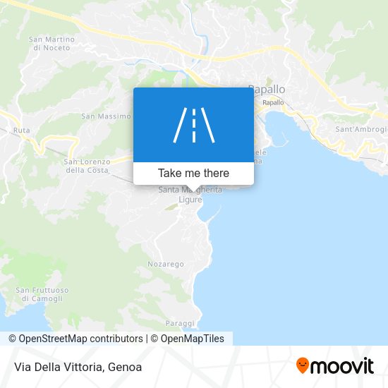 Via Della Vittoria map