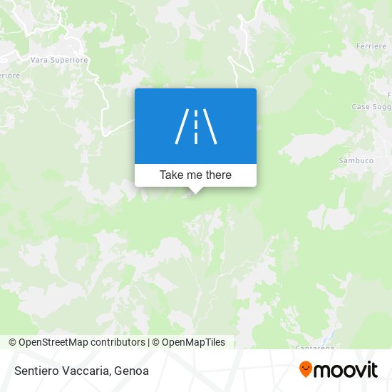 Sentiero Vaccaria map